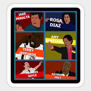 Brooklyn 99 Intros Sticker